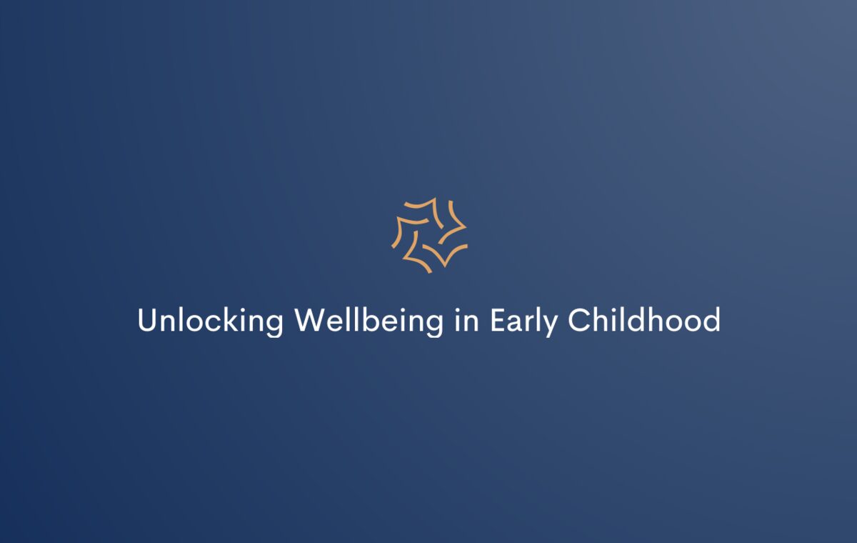 Unlocking Wellbeing in Early Childhood course title card